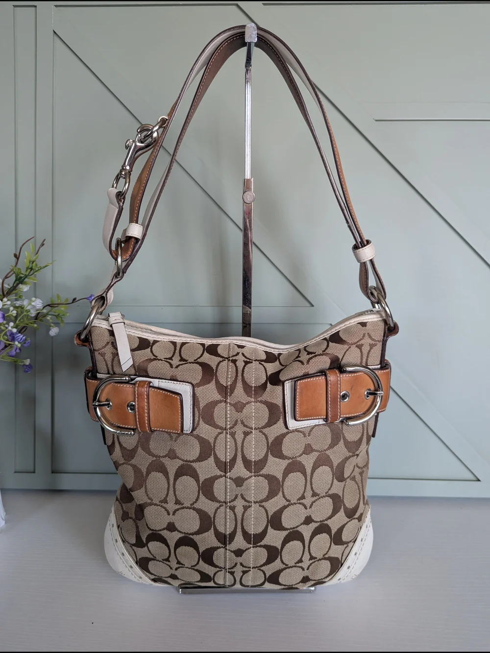 Y2K Coach Signature Soho Buckle Duffle (Style No. 1487/3577).